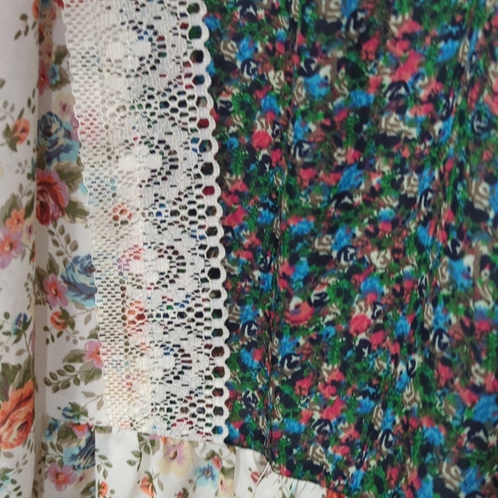 🌟NWT Bonnie Jean Girl Floral and Lace Dress - Picture 5 of 8